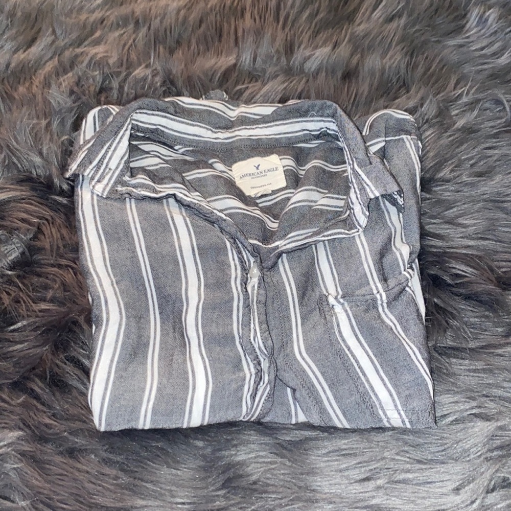 super cute dressy striped American Eagle cover